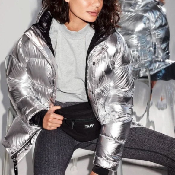 Metallic Puffer Jackets